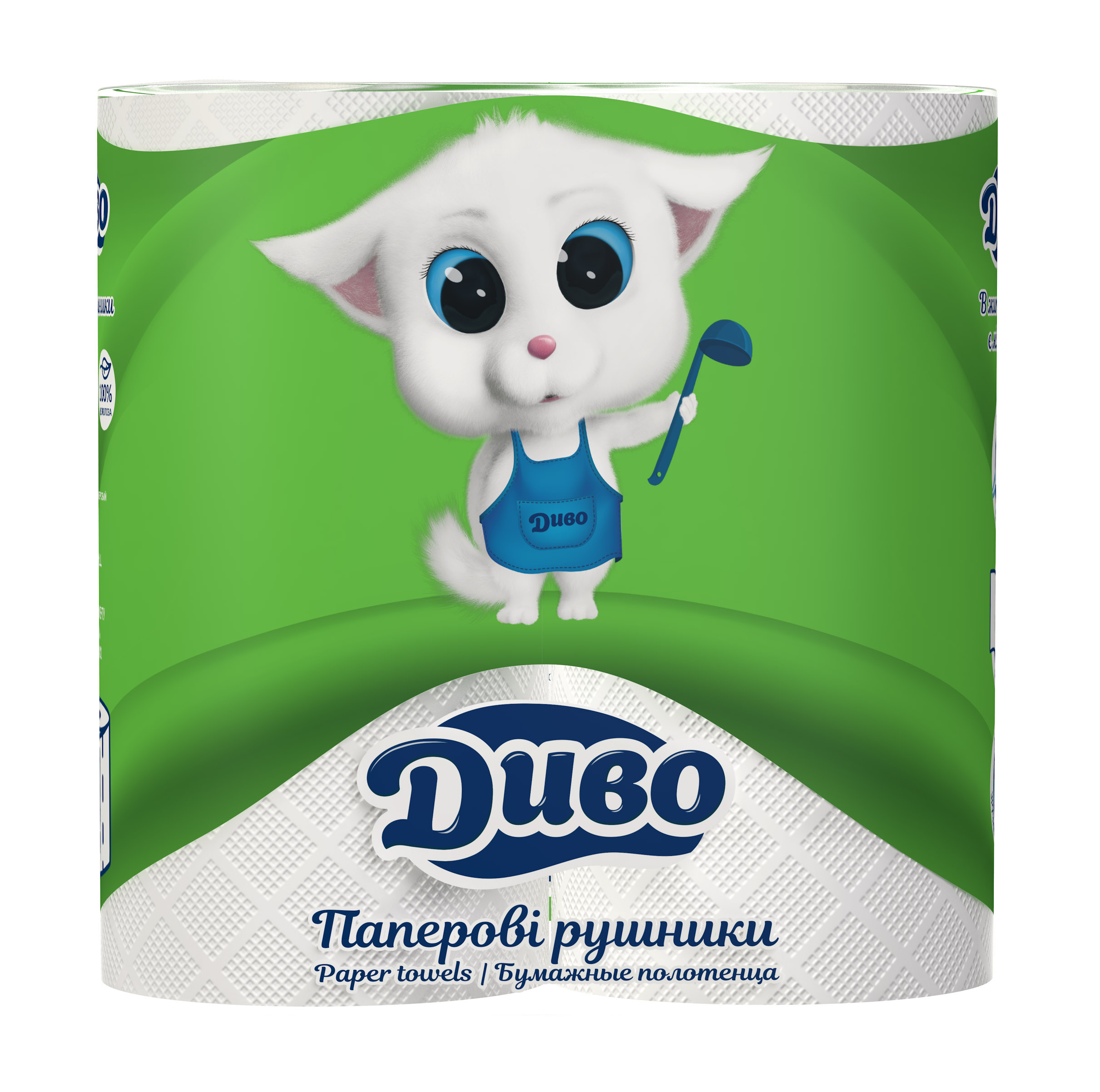 Рушник на гільзі «ДИВО» 2 рулони