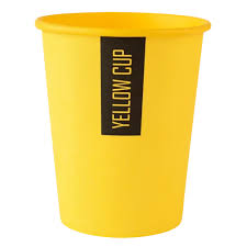 Стакан паперовий 270 мл Yellow Cup жовтий (ЕкоКап) 50шт
