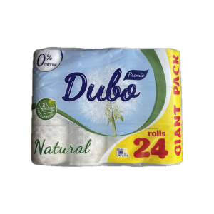 Папір целюлозний на гільзі "Диво Premio" Natural 24 рулонів, 3шари, 150листів