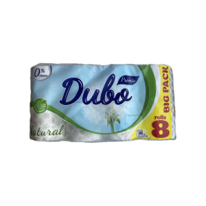 Папір целюлозний на гільзі "Диво Premio" Natural 8 рулонів, 3шари