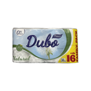 Папір целюлозний на гільзі "Диво Premio" Natural 16 рулонів/ 3шари/ 150листів