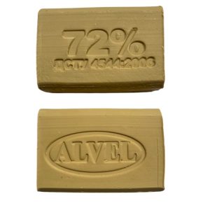 Господарське мило 72% "ALVEL" з коаліном - 200 грам / ДСТУ 4544:2006  / 78 шт.ящ.