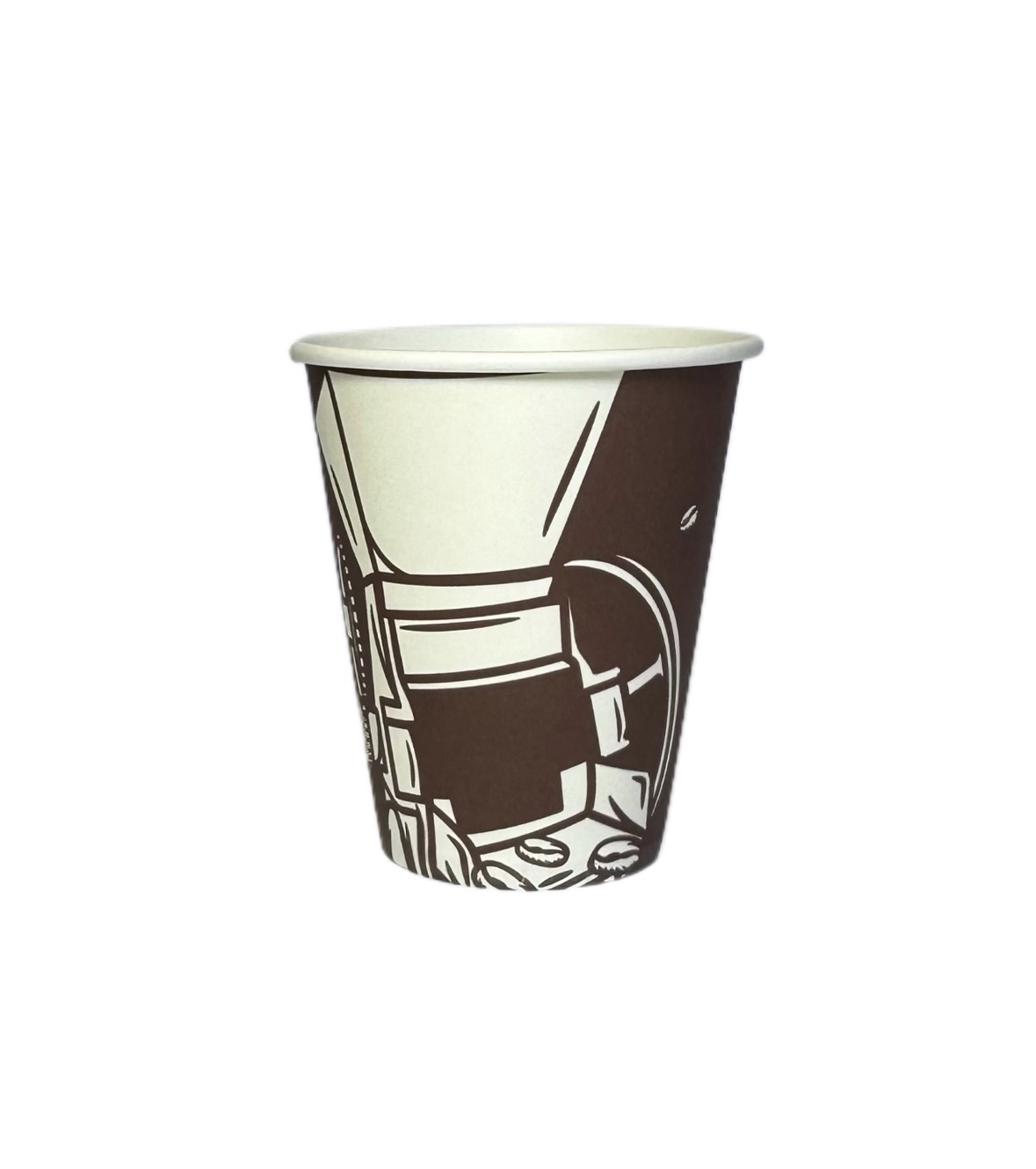 Стакан паперовий ЕкоКап - 175 мл, з малюнком Coffee First, 50шт/уп - Зображення 2