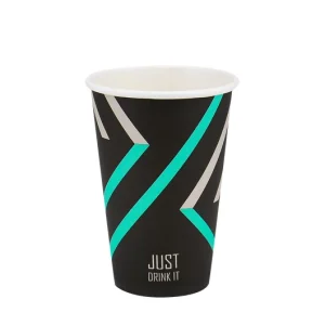Стакан паперовий 340 мл,з мал. Just Drink it 50шт/уп