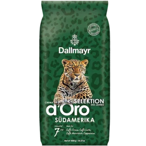 Кава в зернах Crema d'Oro "Вибір року" смажена ТМ Dallmayr, 1кг, 80% арабіка та 20% робуста (оригінал!)