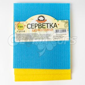 Серветки прогумовані целюлозні ТМ "Зручні Дрібниці" - 3 шт