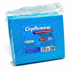 Серветки целюлозні 10 шт. розмір 15,5*15,5 тм Profit Pro